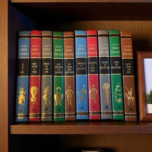 Colliers Junior Classics 1962 Complete Set Vol 1-10 Hardback Collectible Books